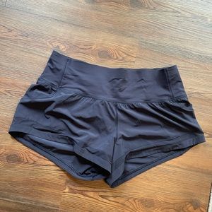 Lululemon high waisted navy shorts